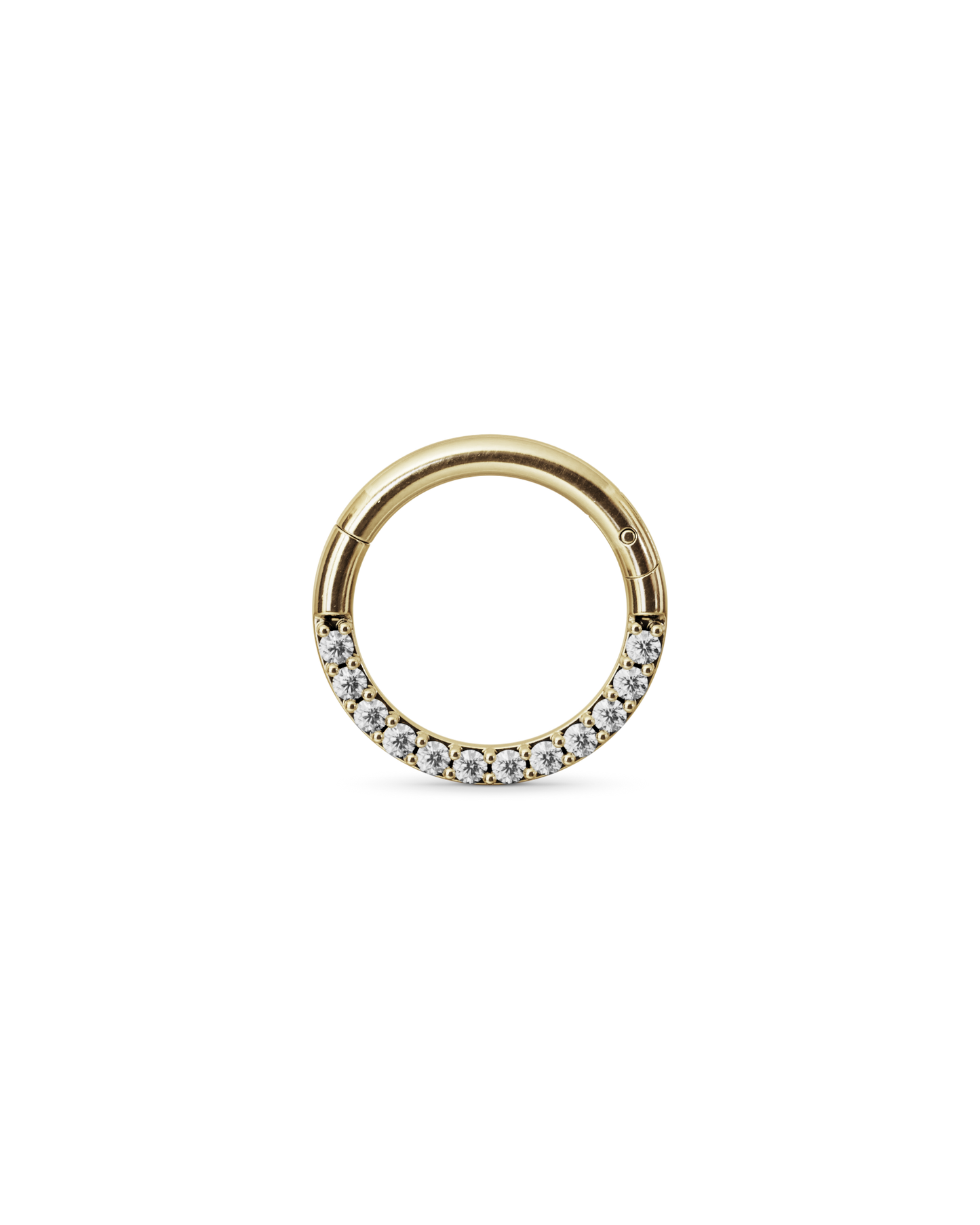 Classic bejewelled clicker ring - ambi Jewelry