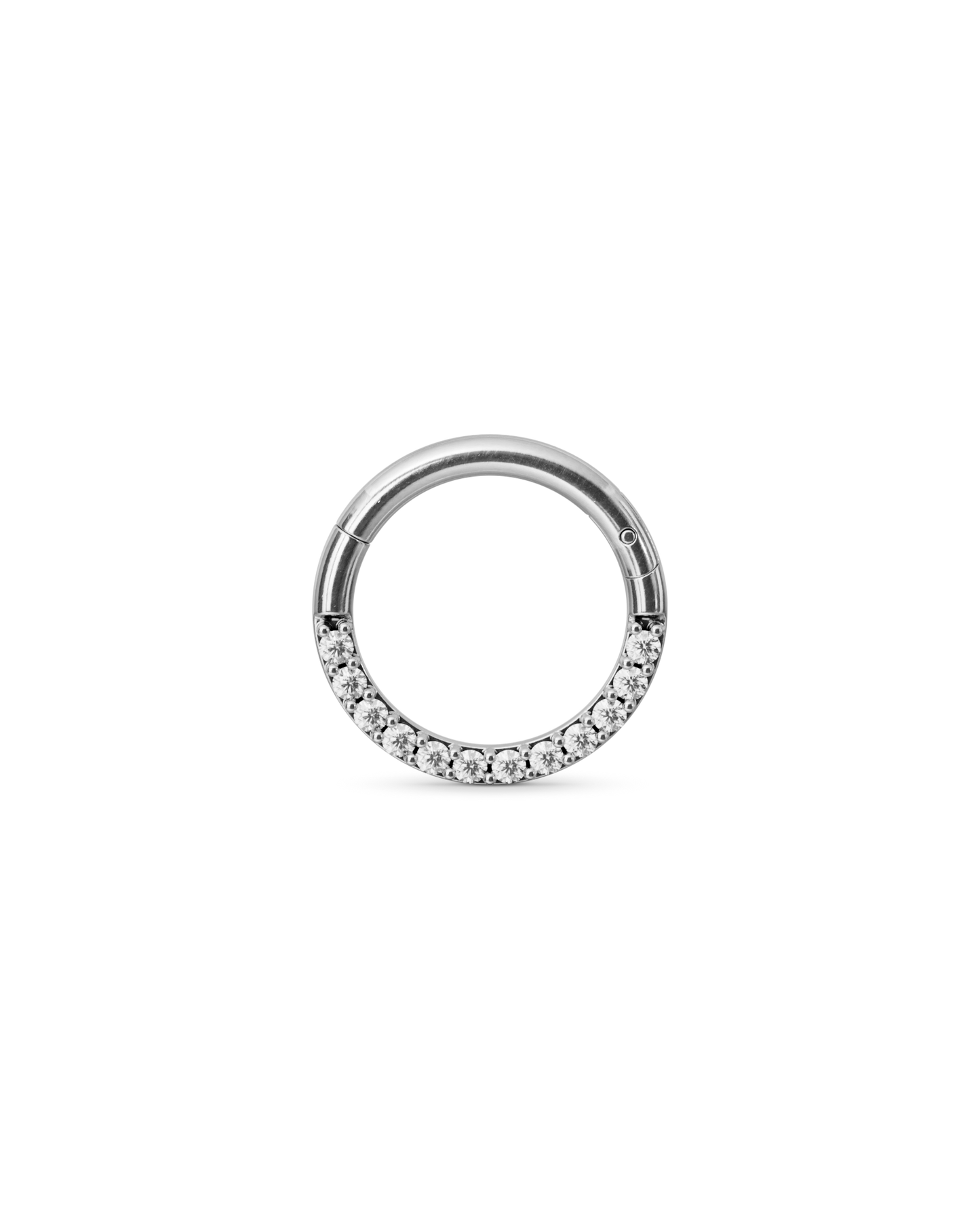 Classic bejewelled clicker ring - ambi Jewelry