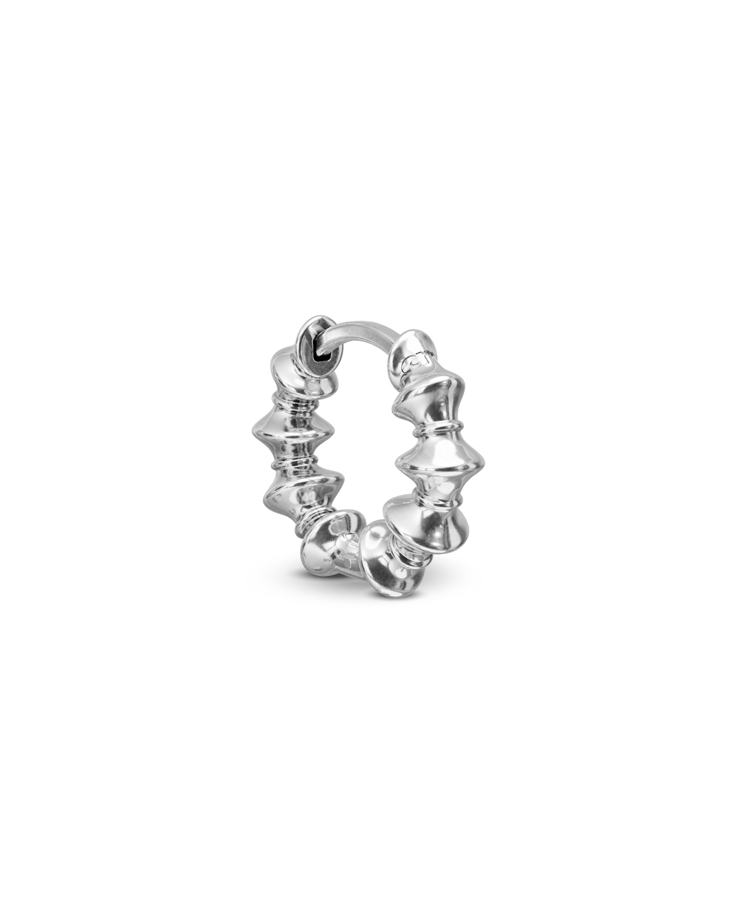 Crown huggie earring - ambi Jewelry