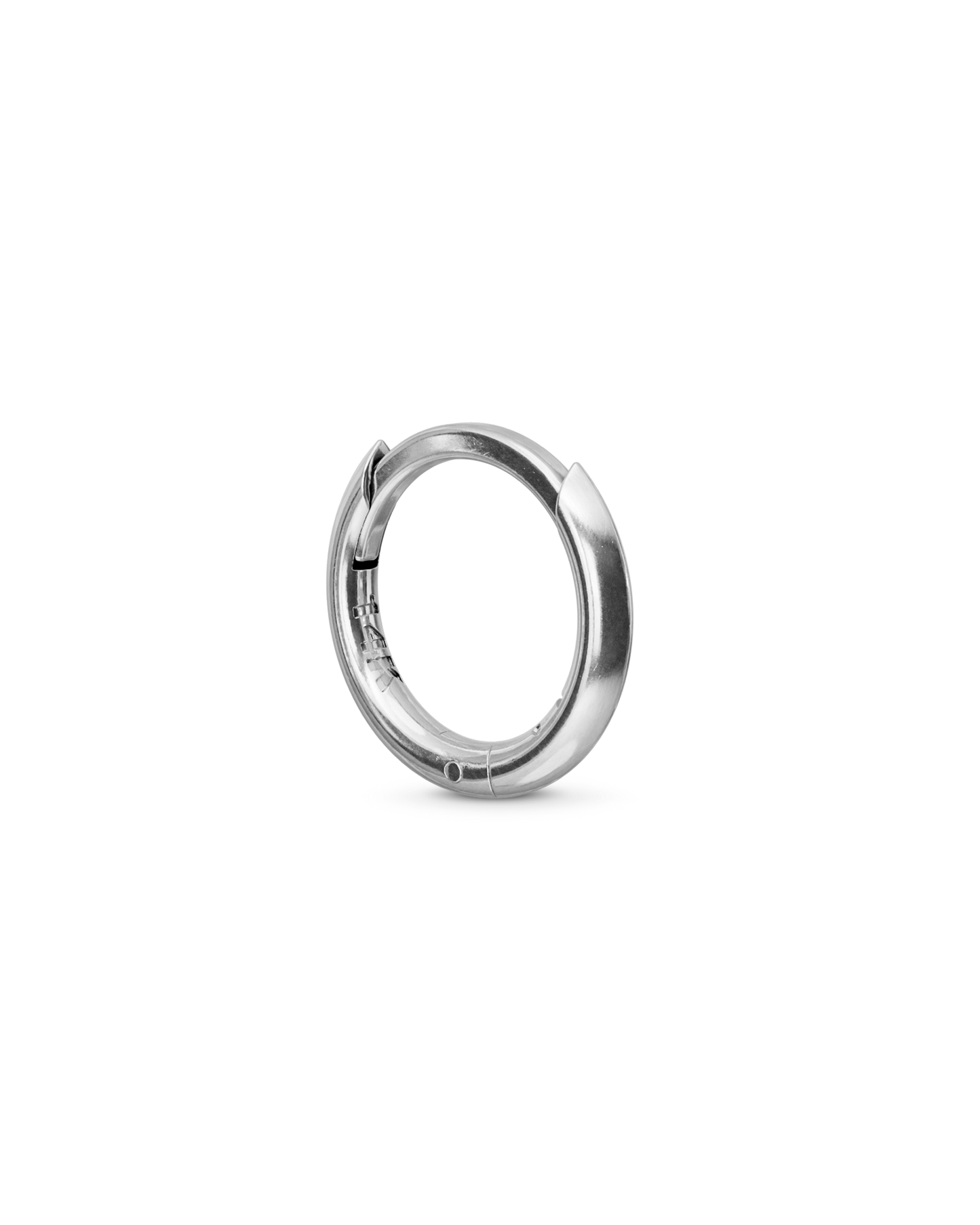 Gloss huggie earring (14k gold) - ambi Jewelry