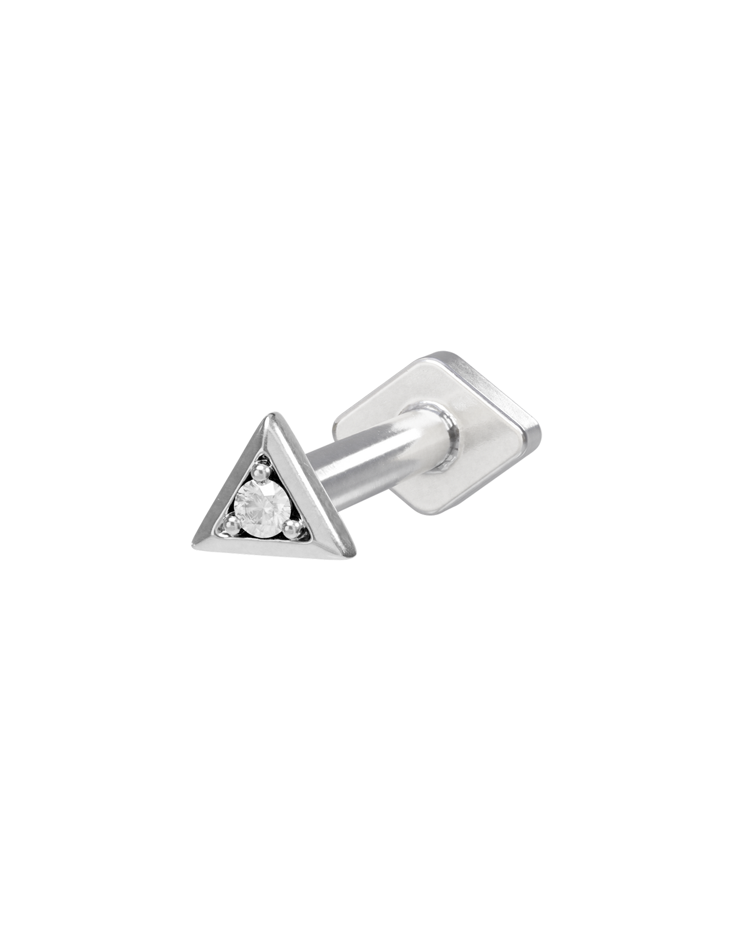 Prisma flatback stud earring - ambi Jewelry