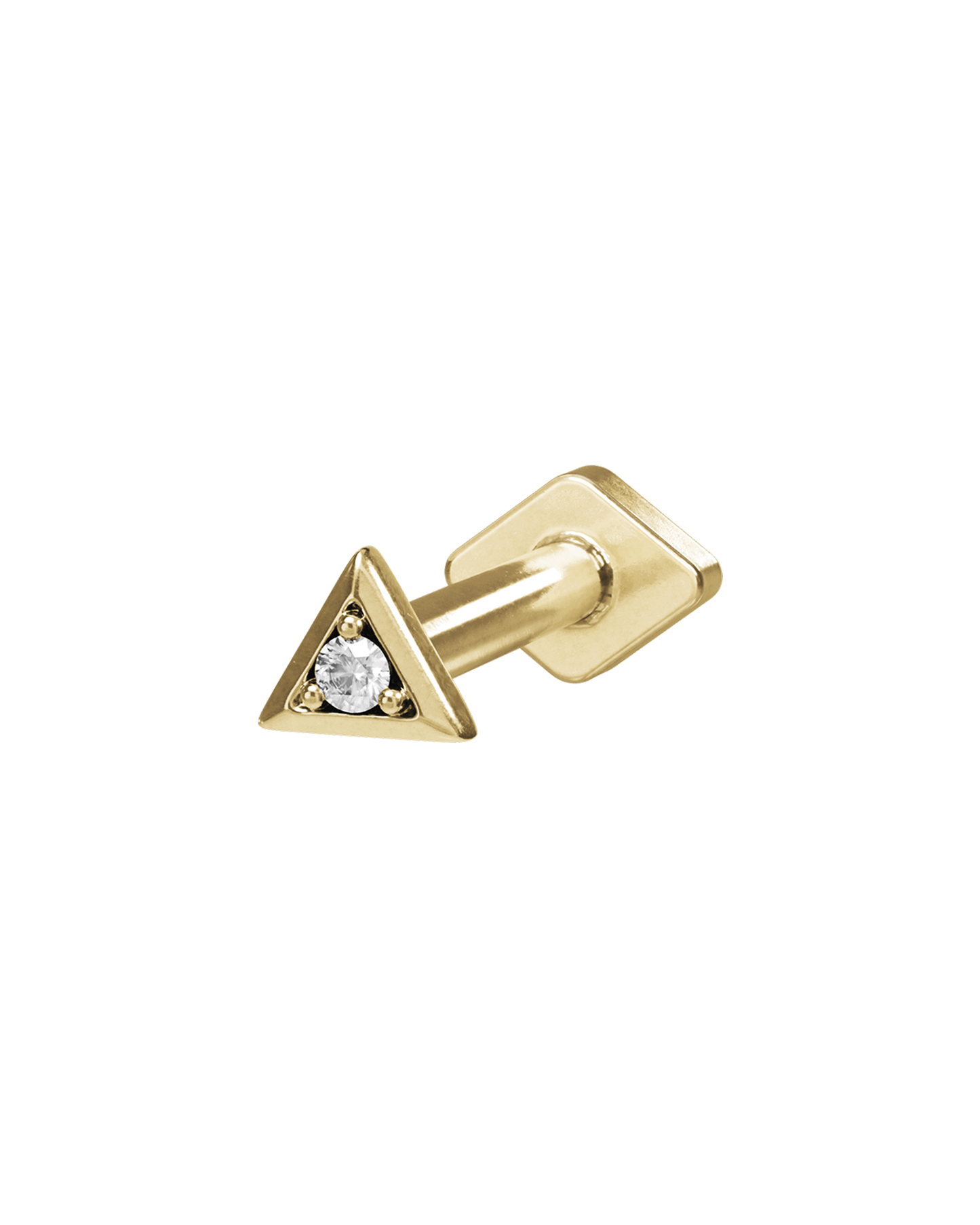 Prisma flatback stud earring - ambi Jewelry