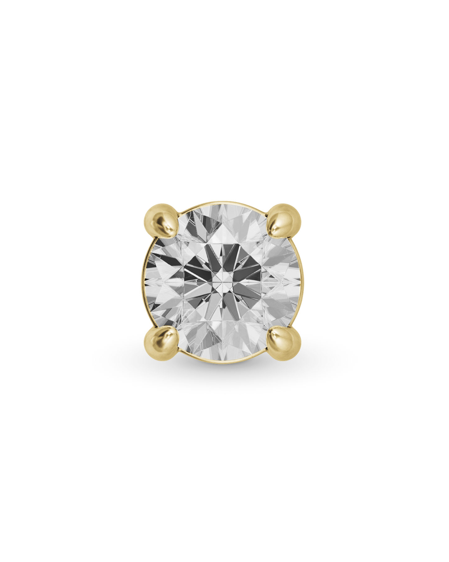 Odette round flatback stud earring - ambi Jewelry