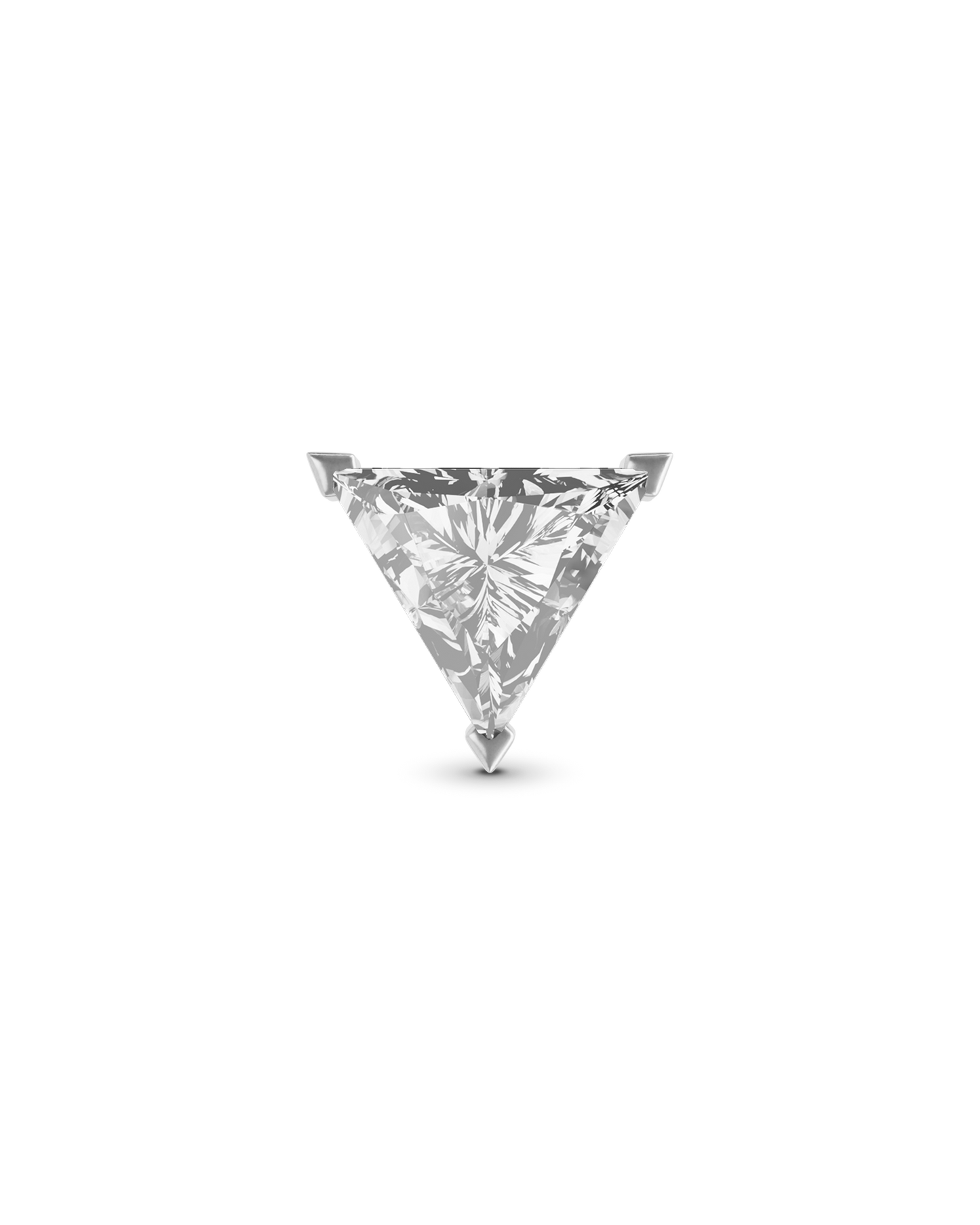 Prism flatback stud earring - ambi Jewelry