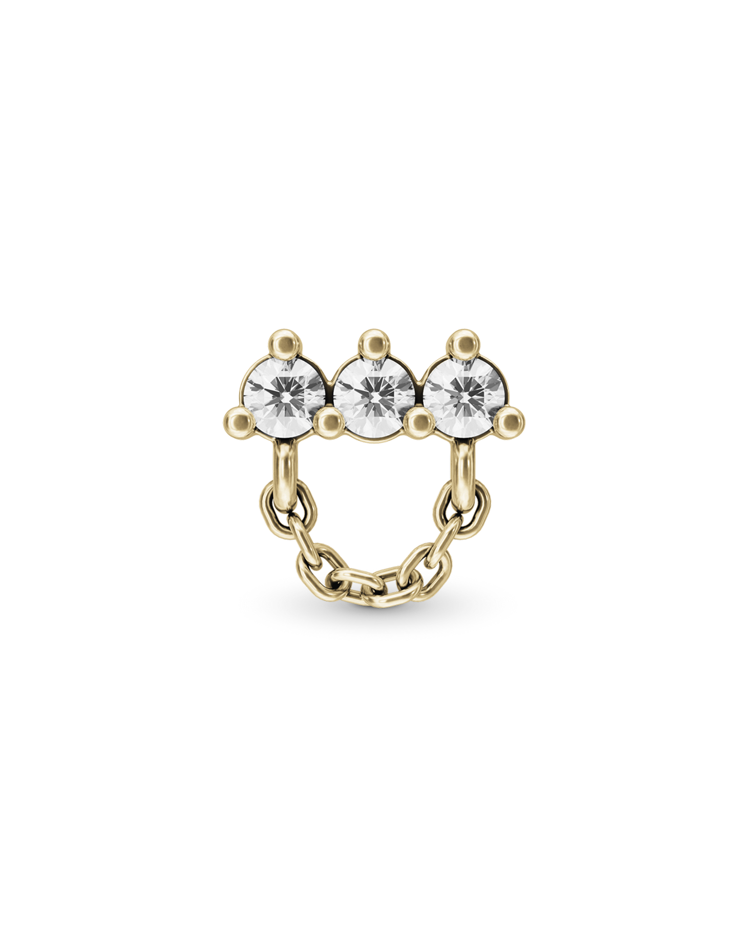 Gallery flatback stud earring - ambi Jewelry