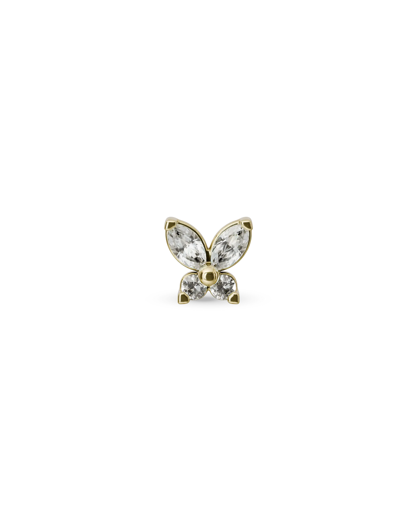 Monarch flatback stud earring - ambi Jewelry