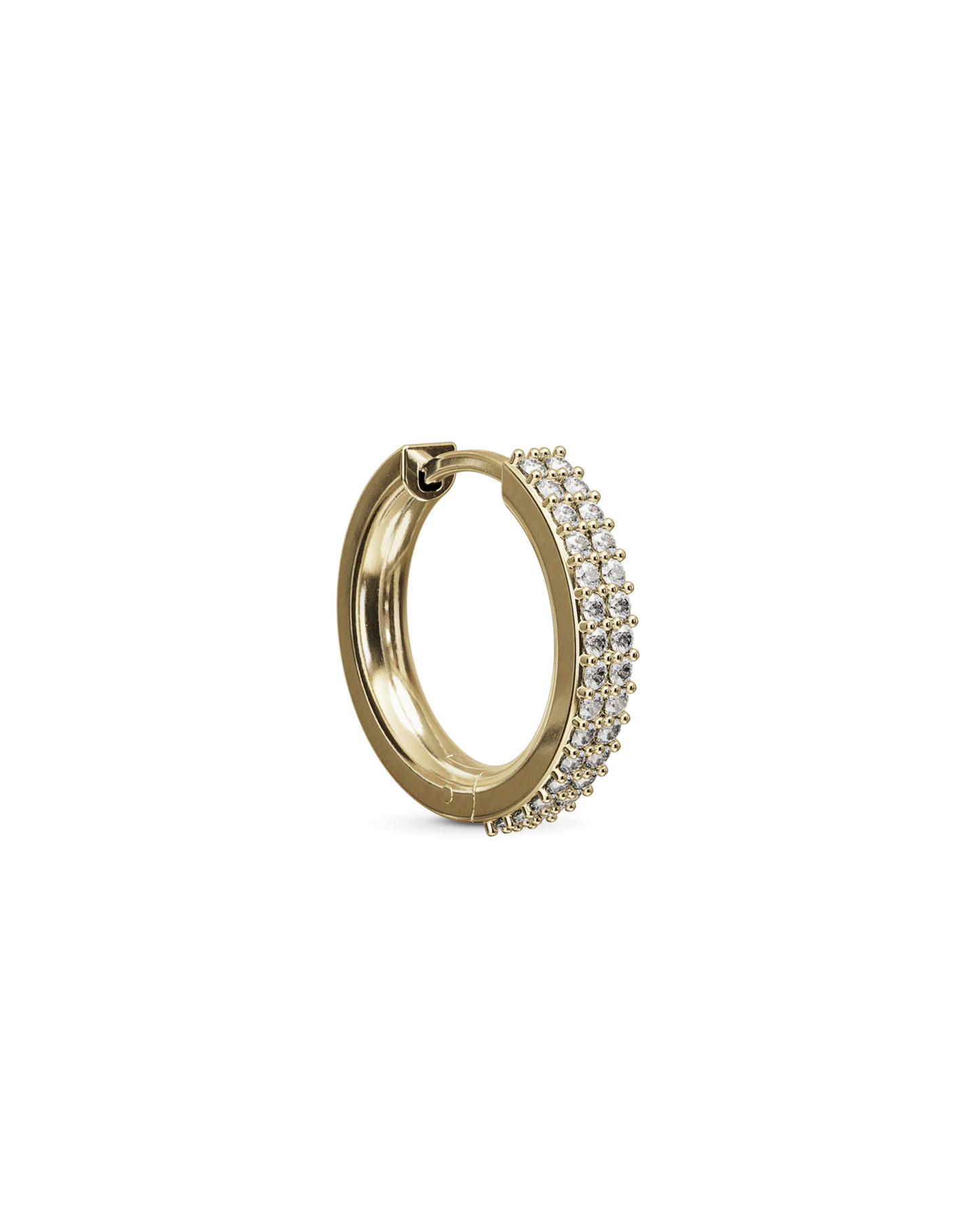 Rubi bejewelled hoop earring - ambi Jewelry