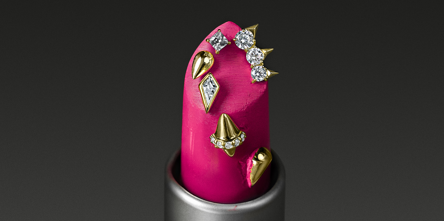Flatback Stud Earrings