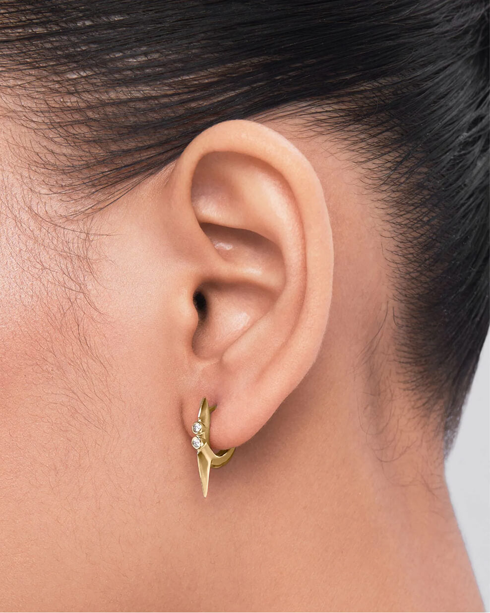 Clio huggie earrings