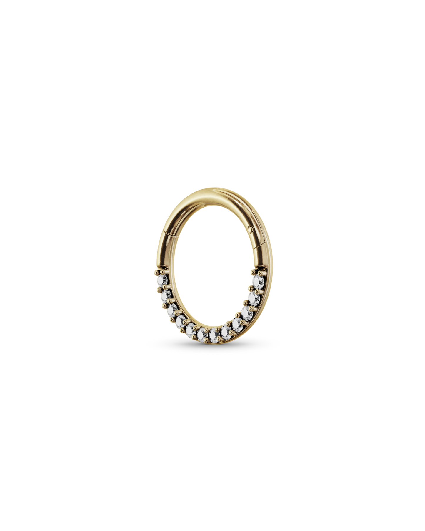Classic bejewelled clicker ring - ambi Jewelry