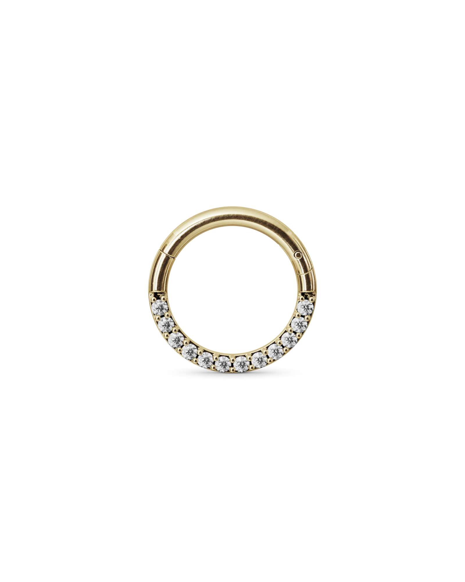 Classic bejewelled clicker ring - ambi Jewelry