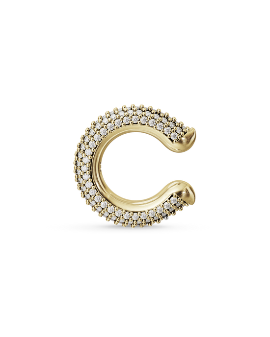Gloss bejewelled ear cuff - ambi Jewelry