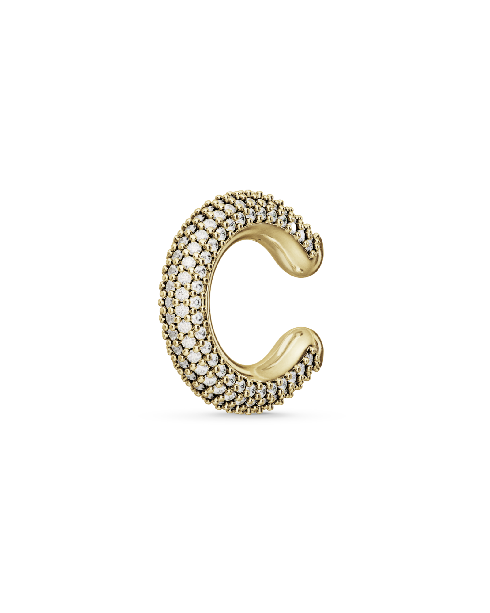 Gloss bejewelled ear cuff - ambi Jewelry