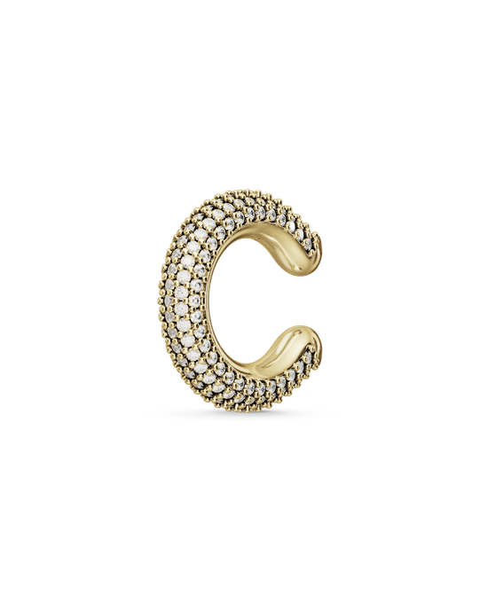 Gloss bejewelled ear cuff - ambi Jewelry