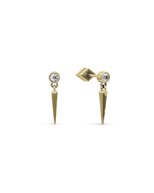 Icicle drop stud earring