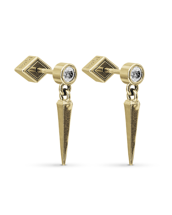 Icicle drop stud earring - ambi Jewelry