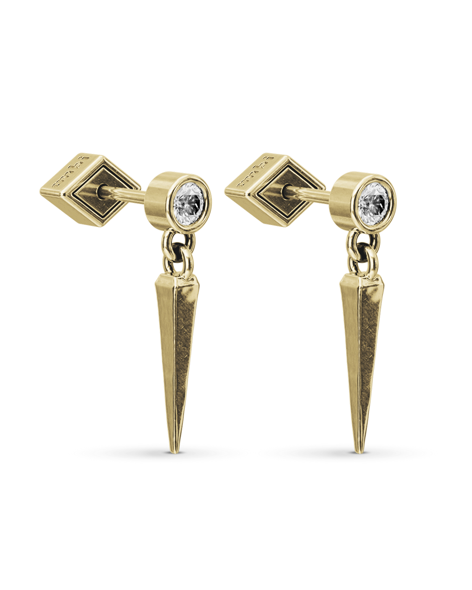 Icicle drop stud earring - ambi Jewelry