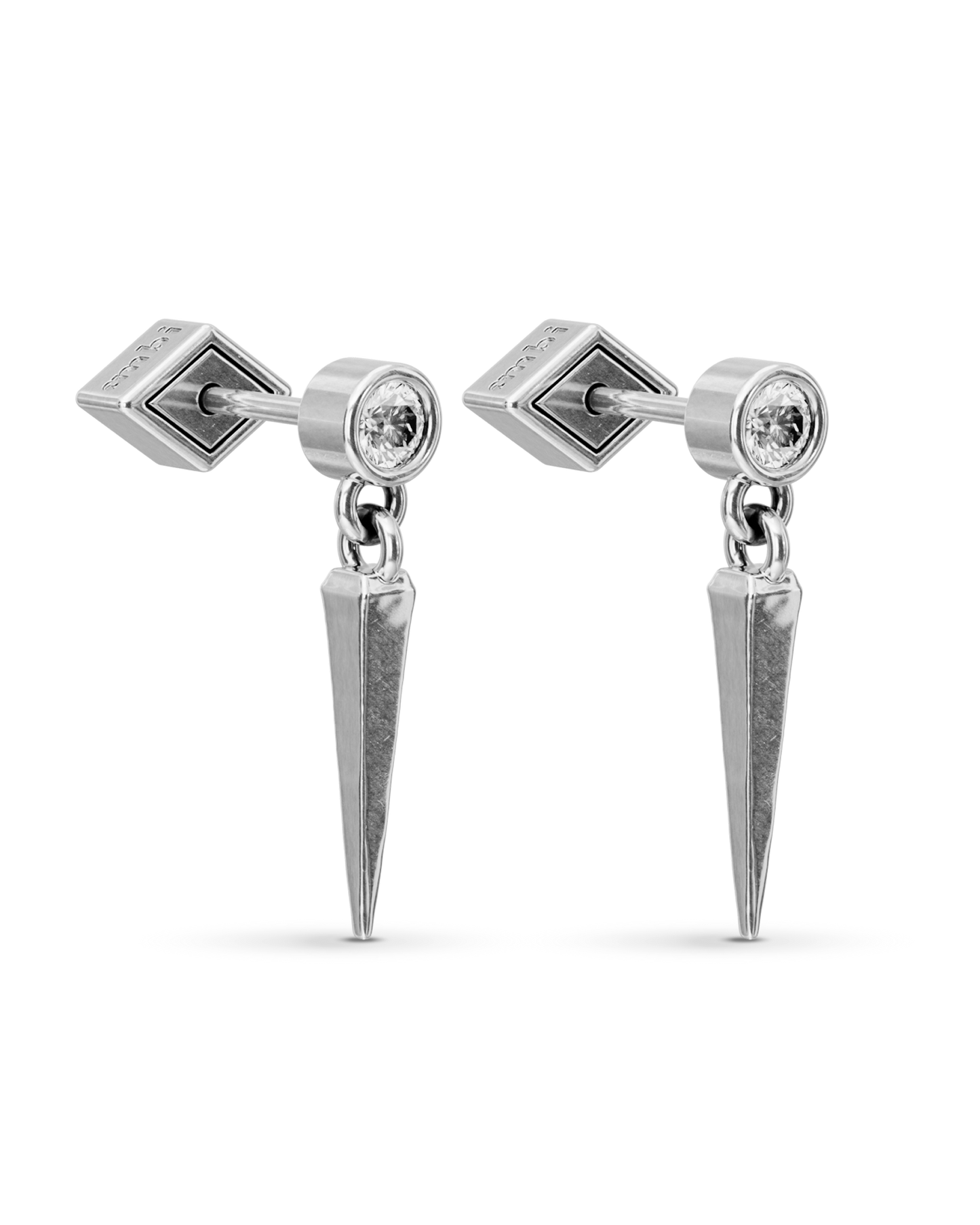 Icicle drop stud earring - ambi Jewelry