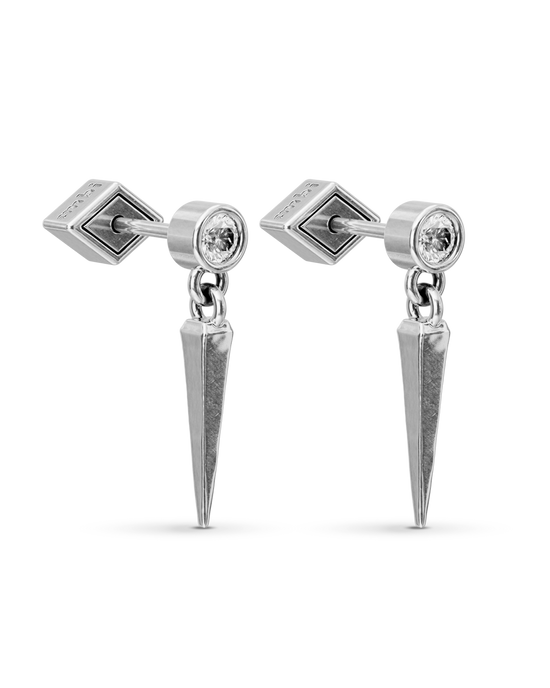 Icicle drop stud earring - ambi Jewelry