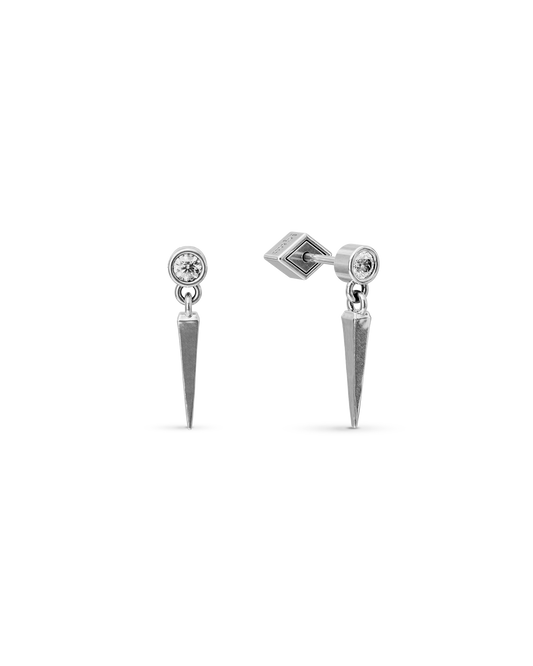 Icicle drop stud earring