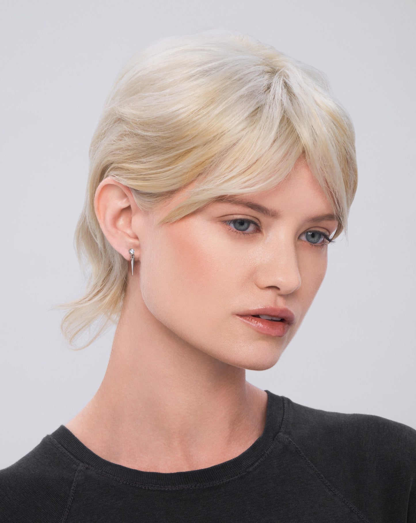 Icicle drop stud earring - ambi Jewelry