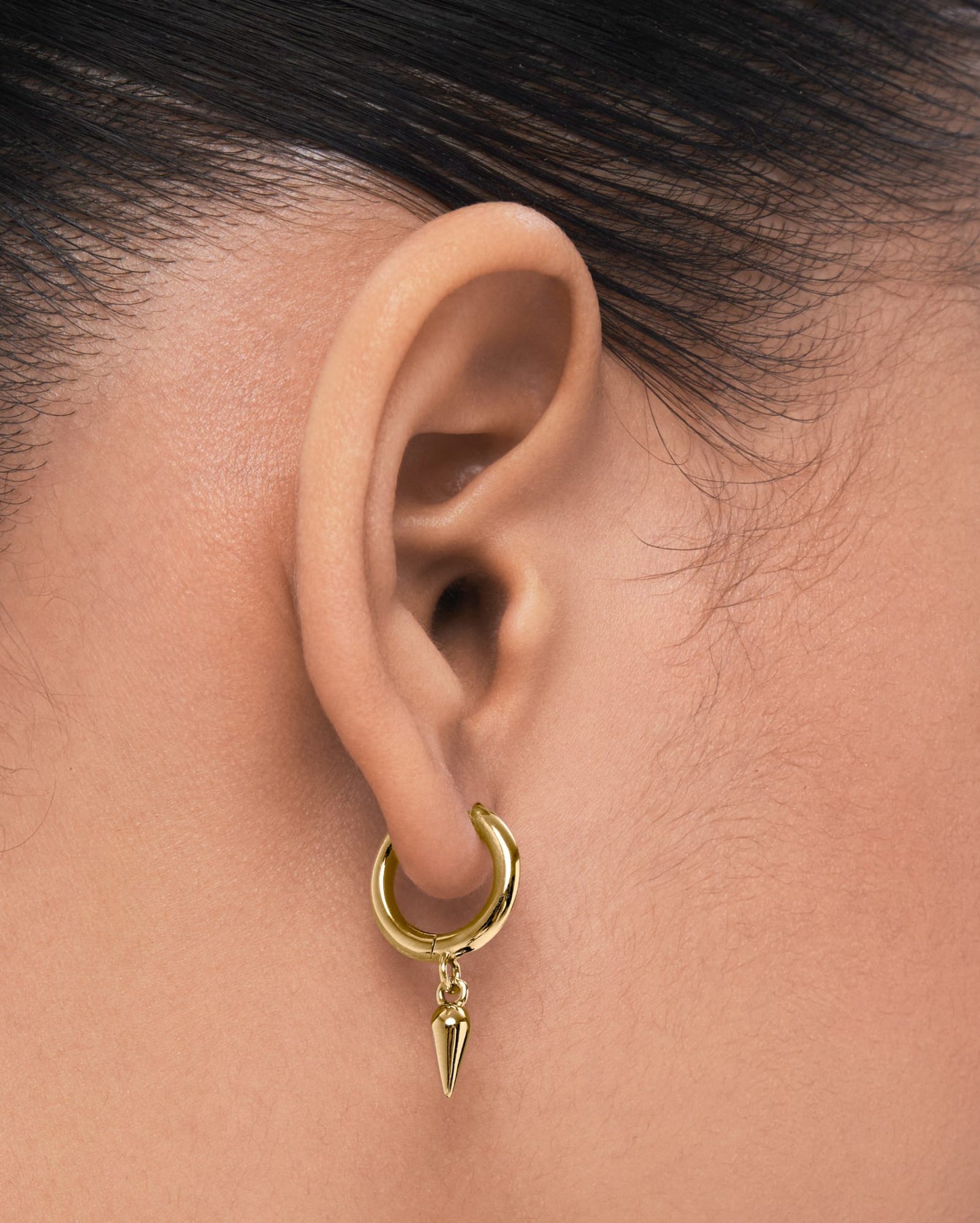 Muse drop huggie earring - ambi Jewelry