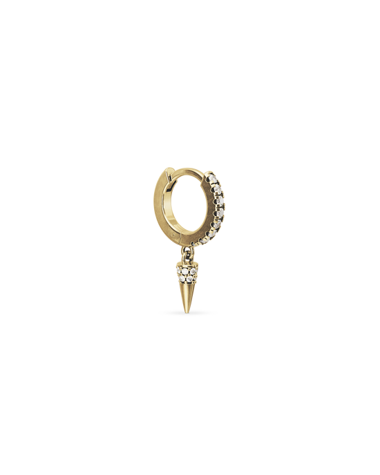 Glacier drop huggie earring - ambi Jewelry