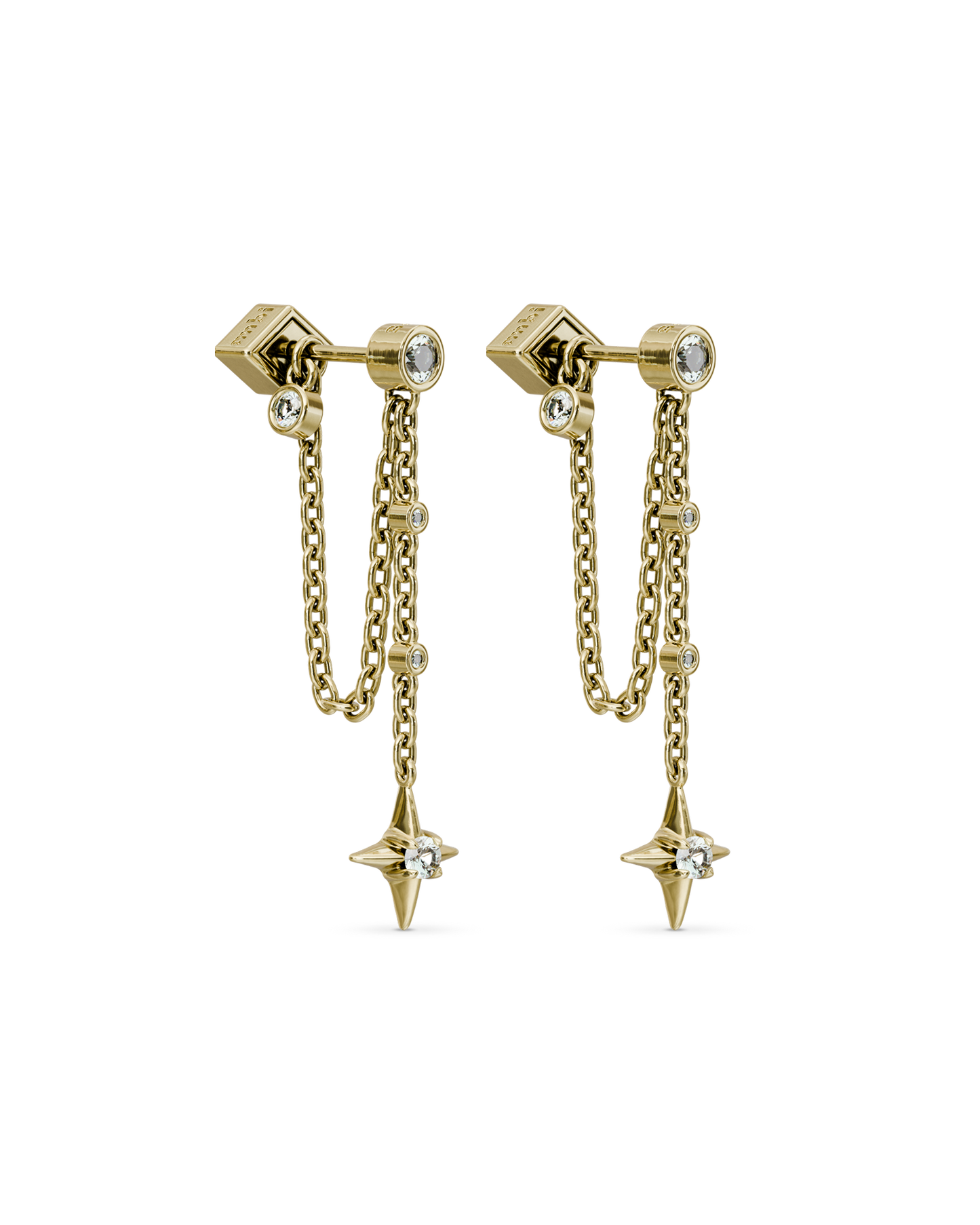 Mist drop stud earrings - ambi Jewelry