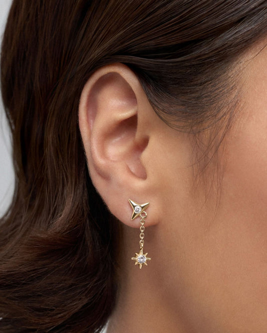 Meteor drop stud earring - ambi Jewelry