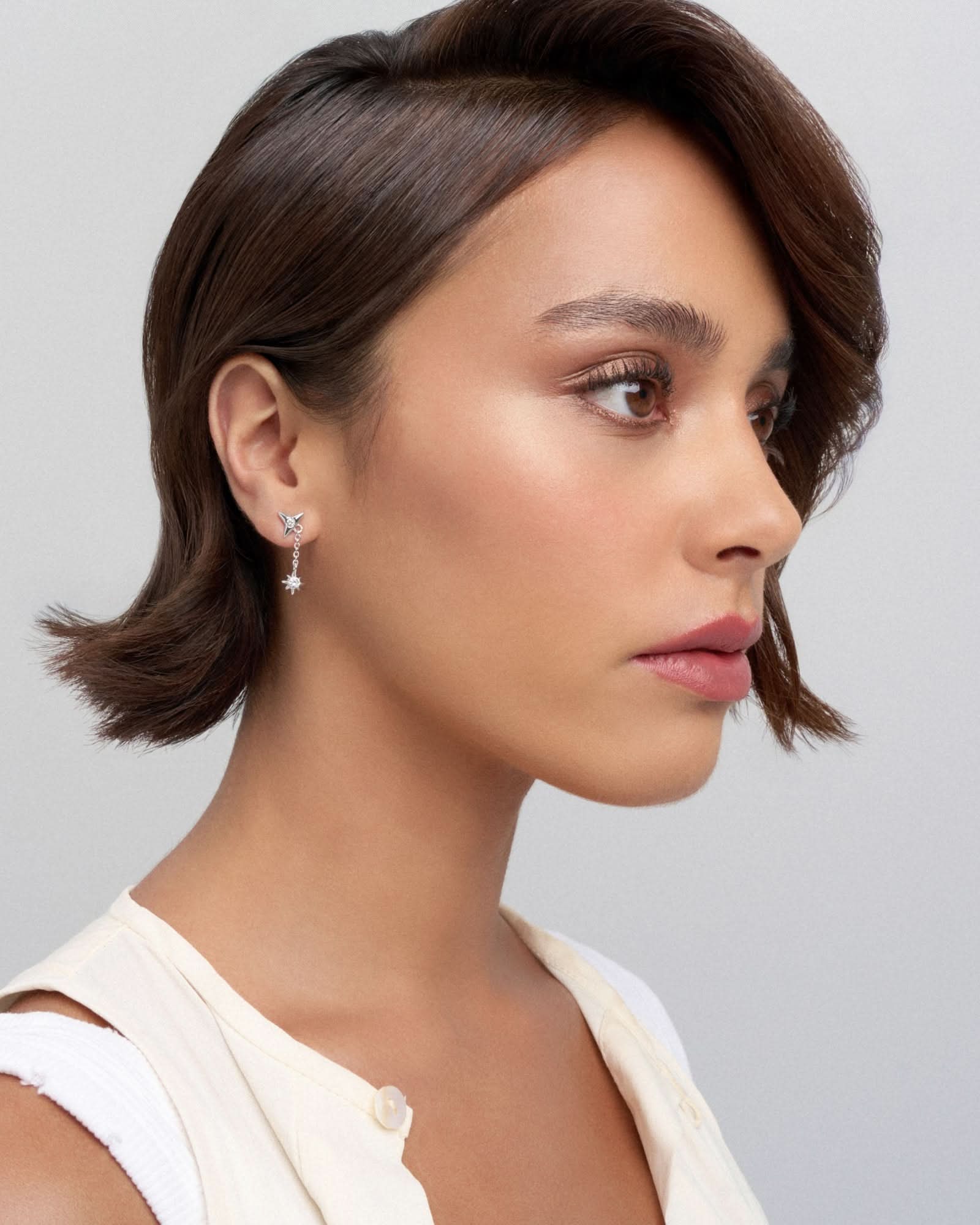 Meteor drop stud earring - ambi Jewelry