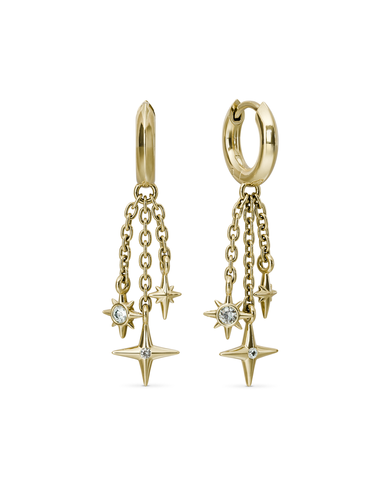 Meteor drop huggie earrings - ambi Jewelry