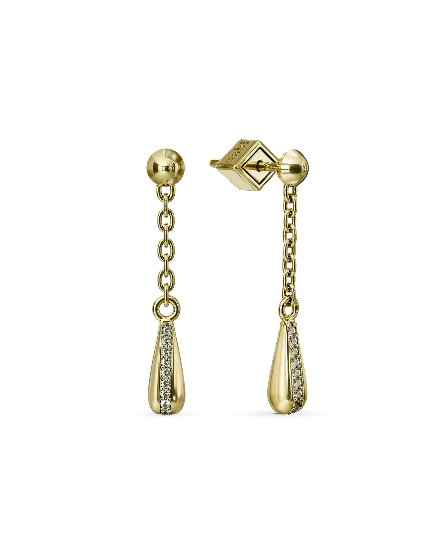 Moondrop stud earrings - ambi Jewelry