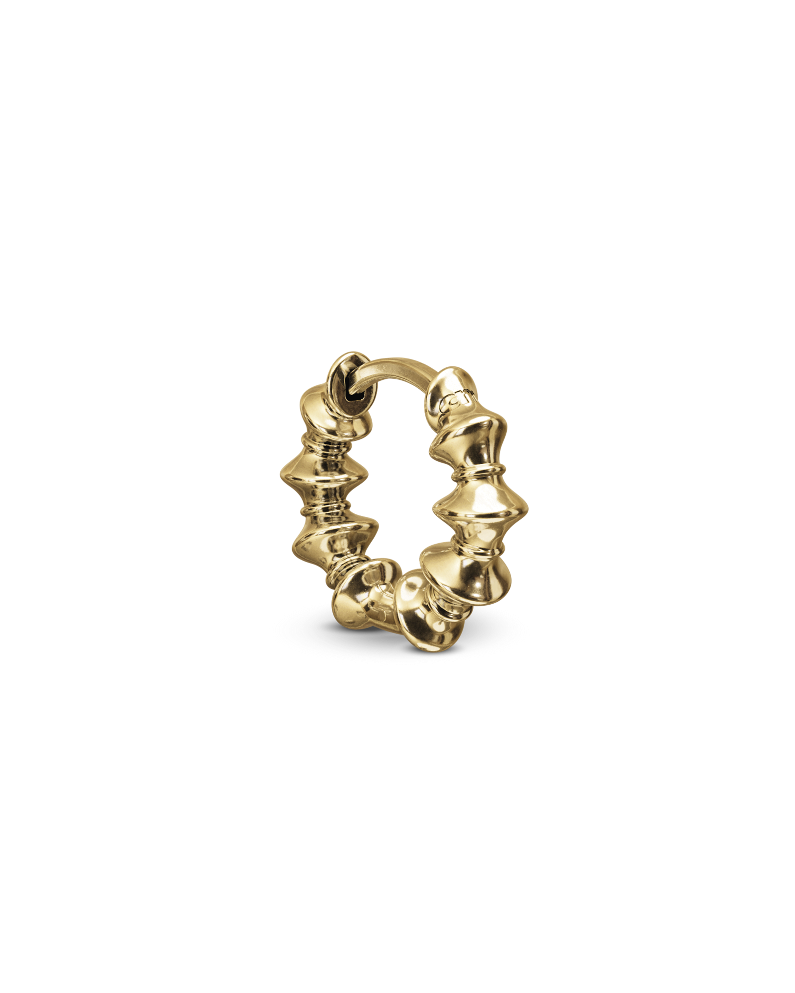 Crown huggie earring - ambi Jewelry