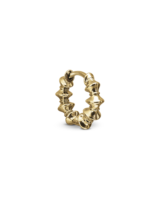 Crown huggie earring - ambi Jewelry