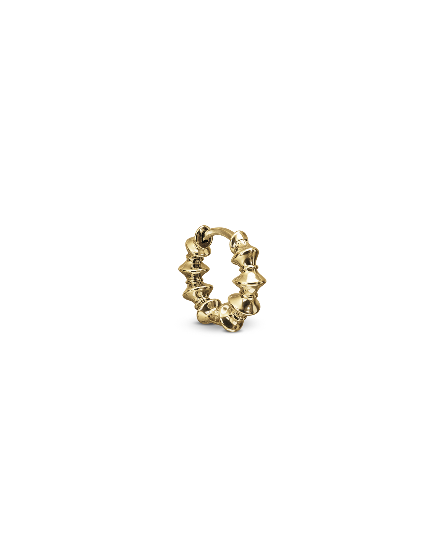 Crown huggie earring - ambi Jewelry