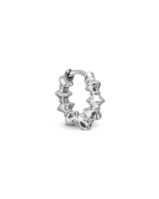 Crown huggie earring - ambi Jewelry