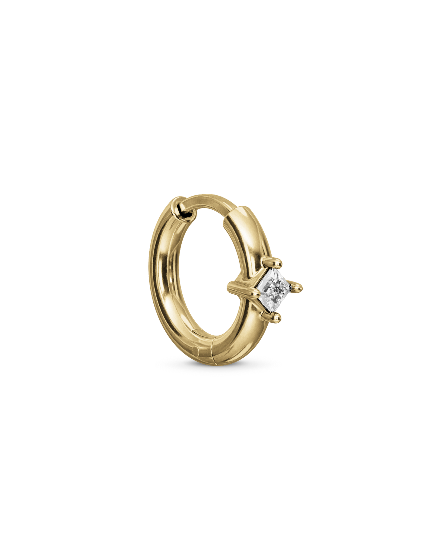 Rosette huggie earring - ambi Jewelry