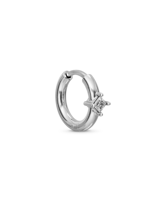 Rosette huggie earring - ambi Jewelry