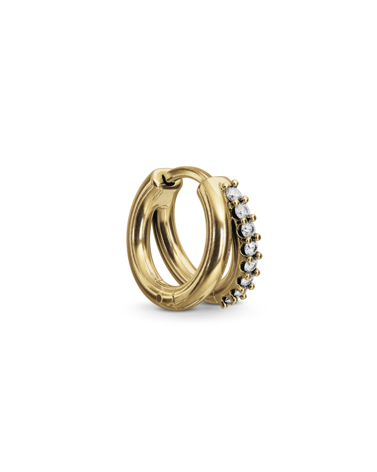 Cecilie huggie earring - ambi Jewelry