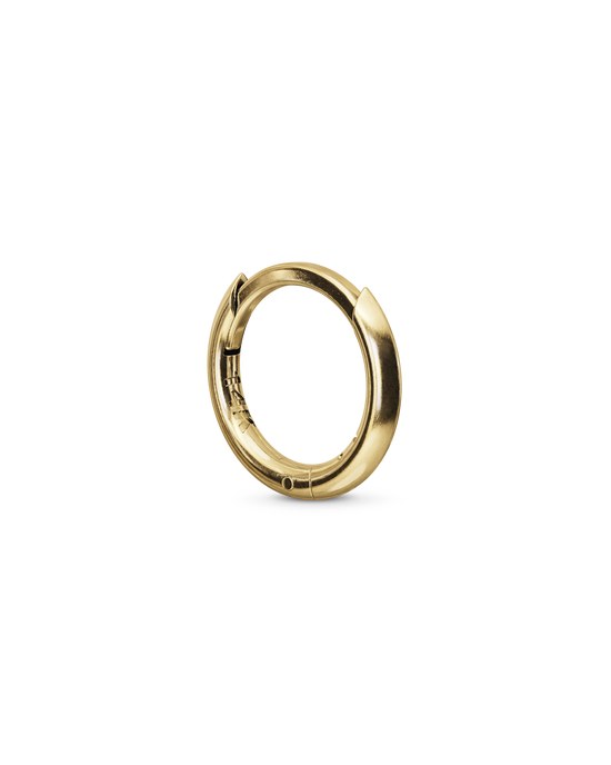 Gloss huggie earring (14k gold) - ambi Jewelry