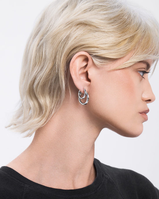 Gloss hoop earring - ambi Jewelry
