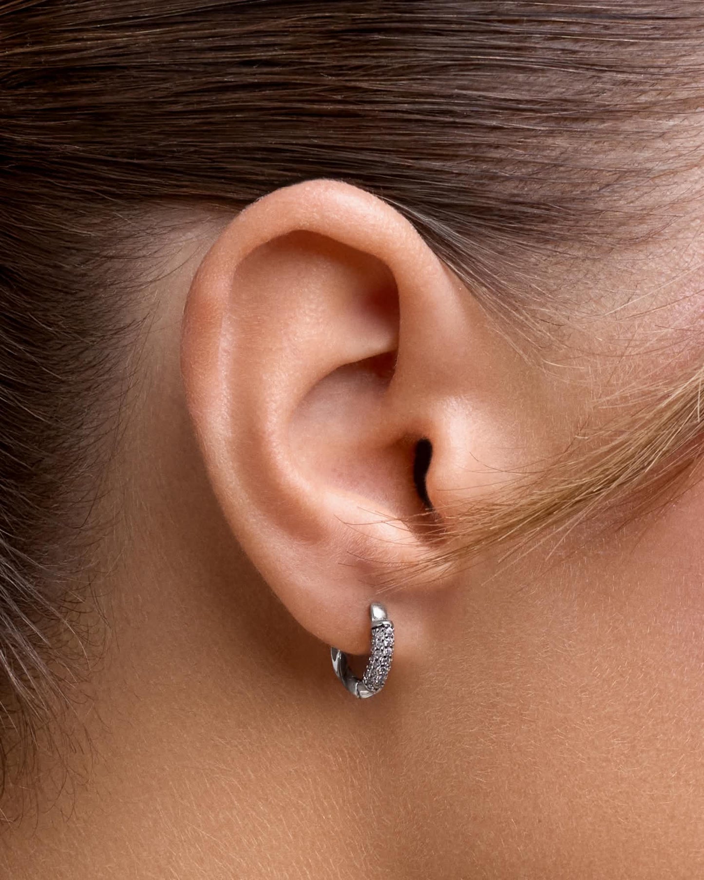Silk huggie earring - ambi Jewelry