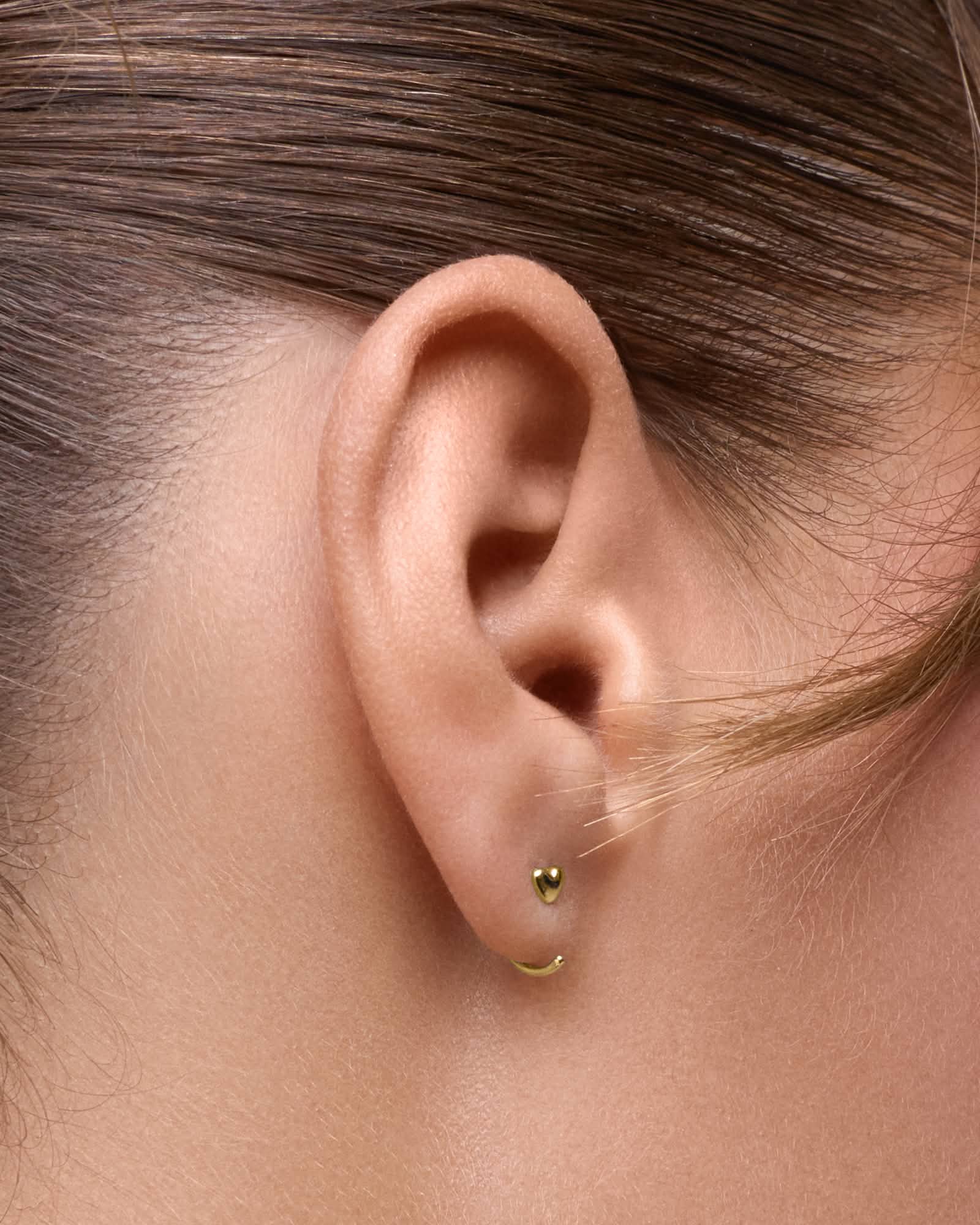 Honey open huggie earring - ambi Jewelry