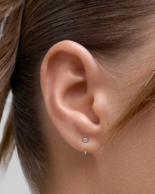 Odette open huggie earring - ambi Jewelry