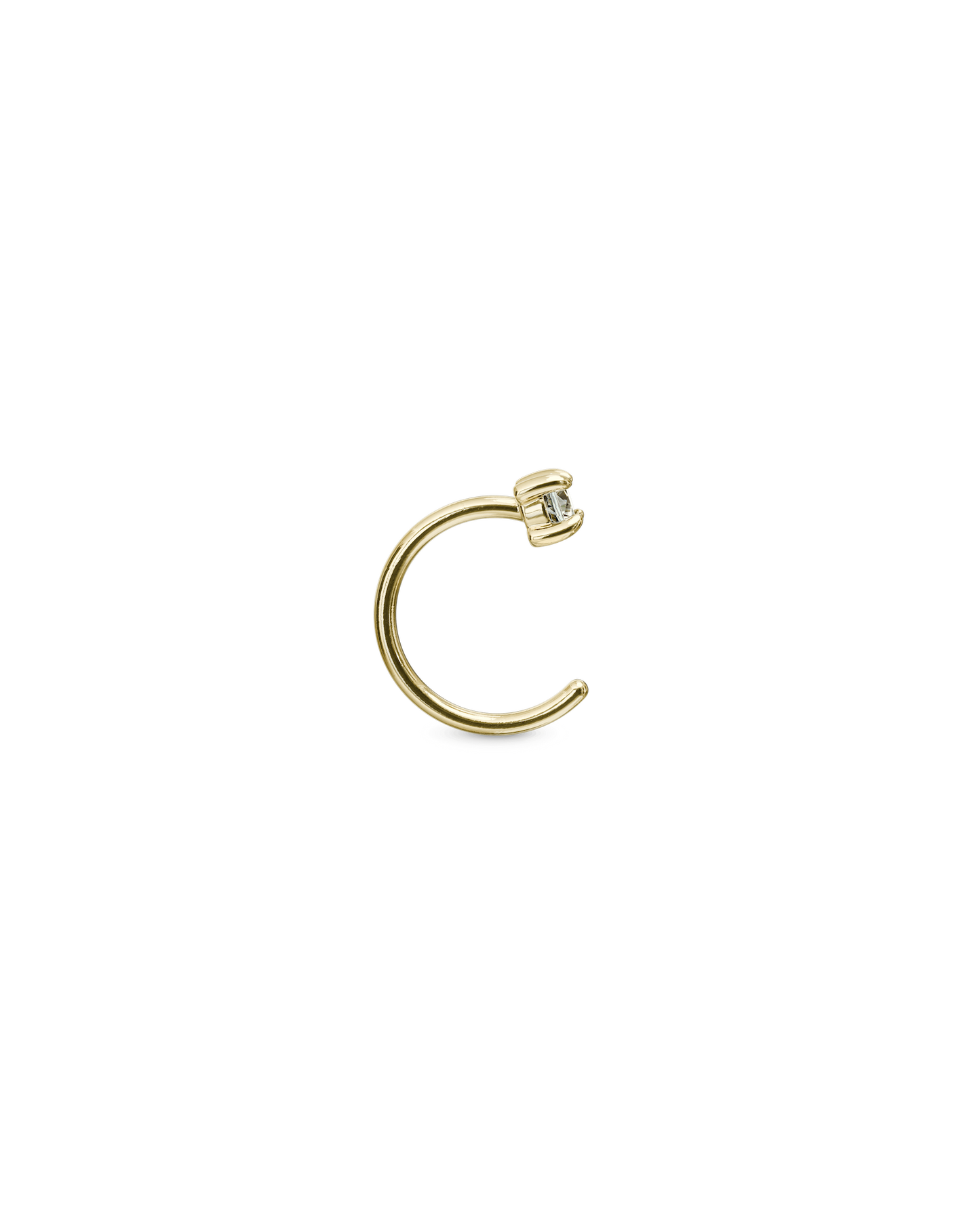 Odette open huggie earring - ambi Jewelry