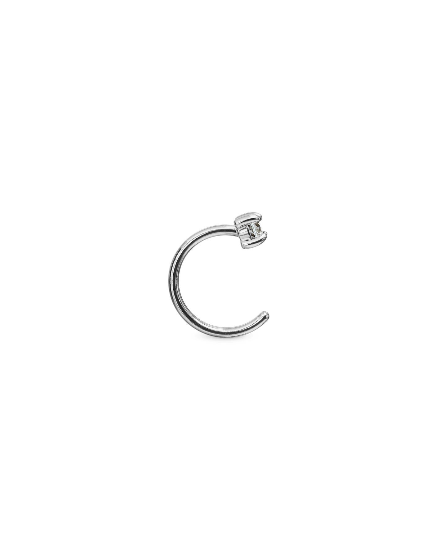 Odette open huggie earring - ambi Jewelry
