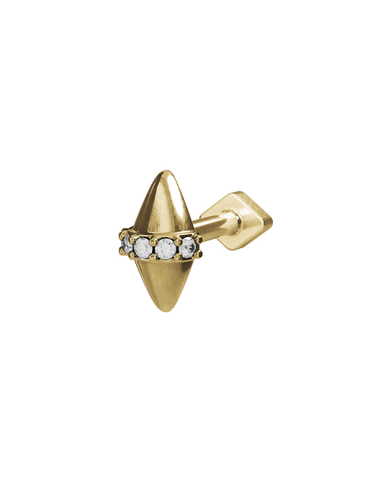 Veronica flatback stud earring - ambi Jewelry