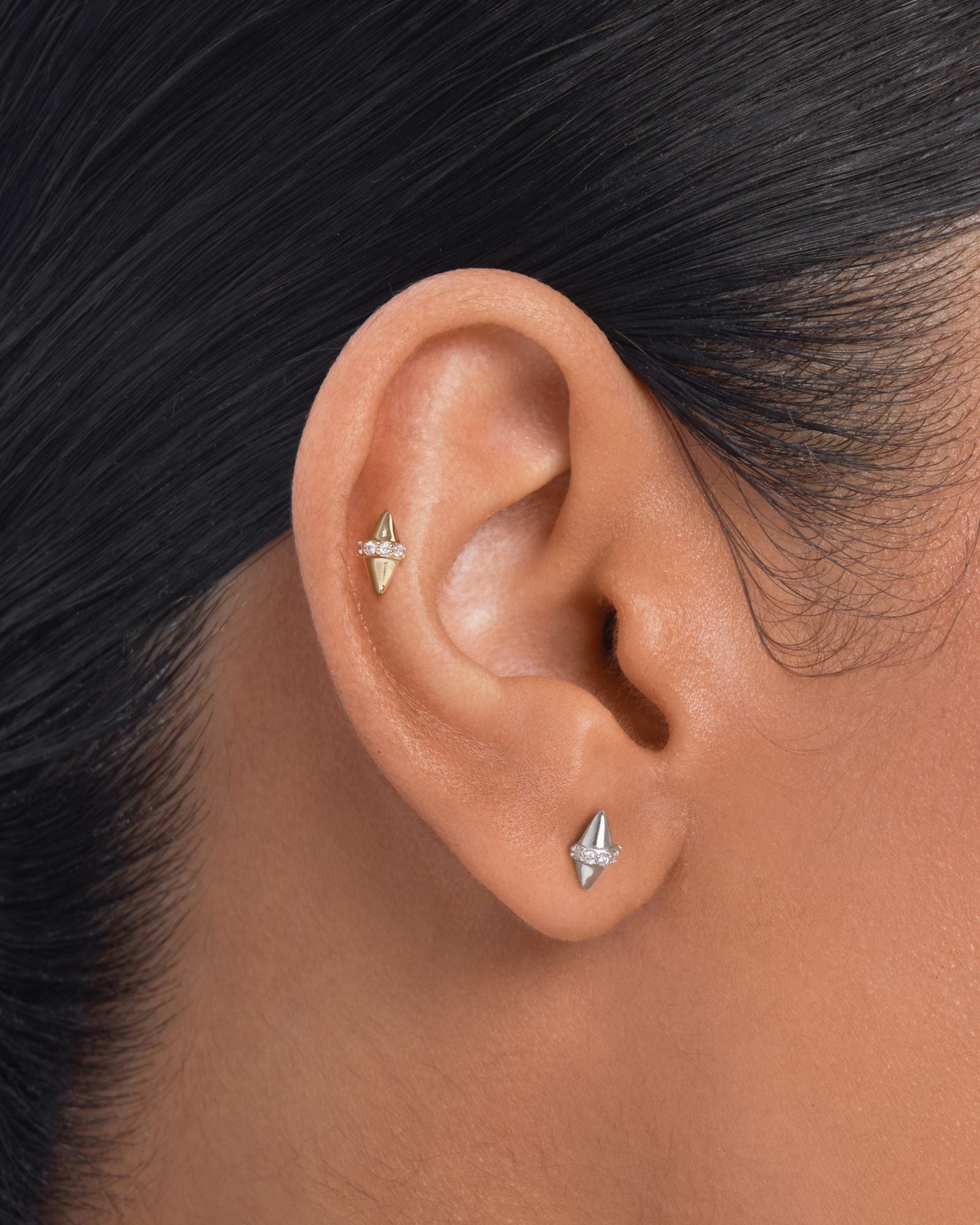 Veronica flatback stud earring - ambi Jewelry