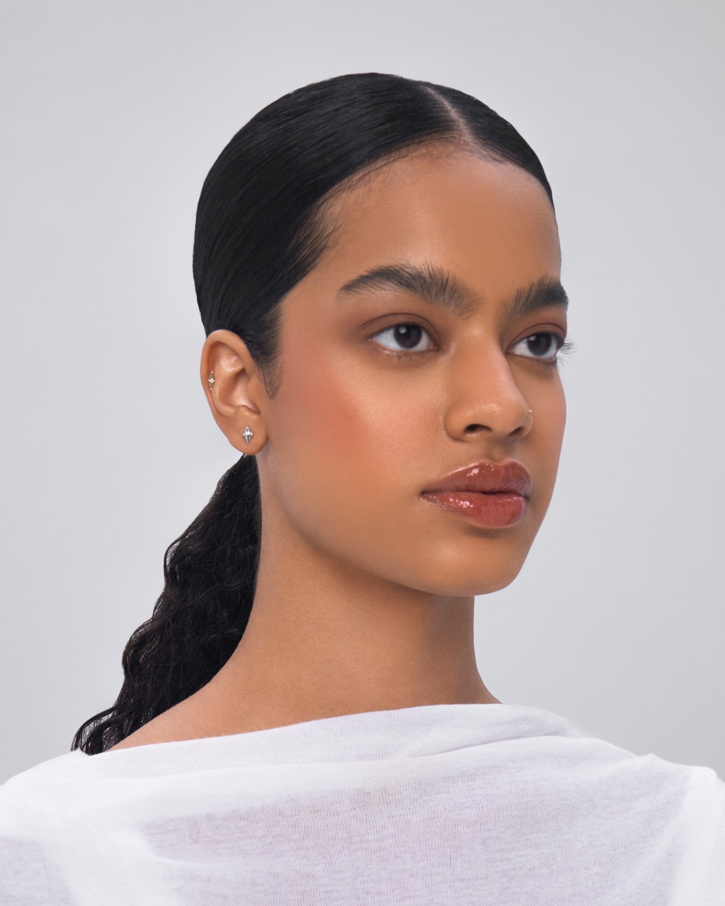 Veronica flatback stud earring - ambi Jewelry