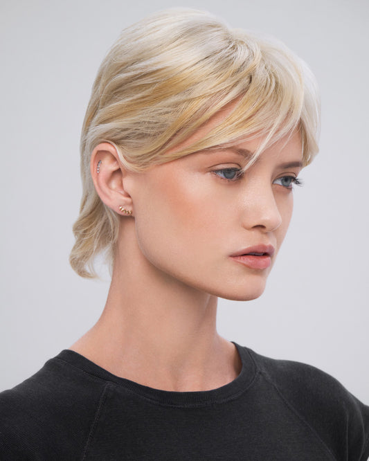 Tulle flatback stud earring - ambi Jewelry